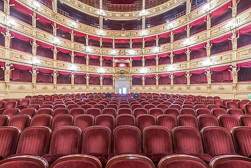 Italy-Trieste-Teatro Verdi Interior Art Print
